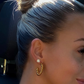 Medium Twist Hoops
