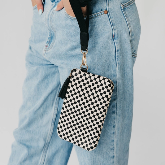 Emma Clutch Woven Wristlet