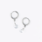 Dangle Charm Huggie Hoop