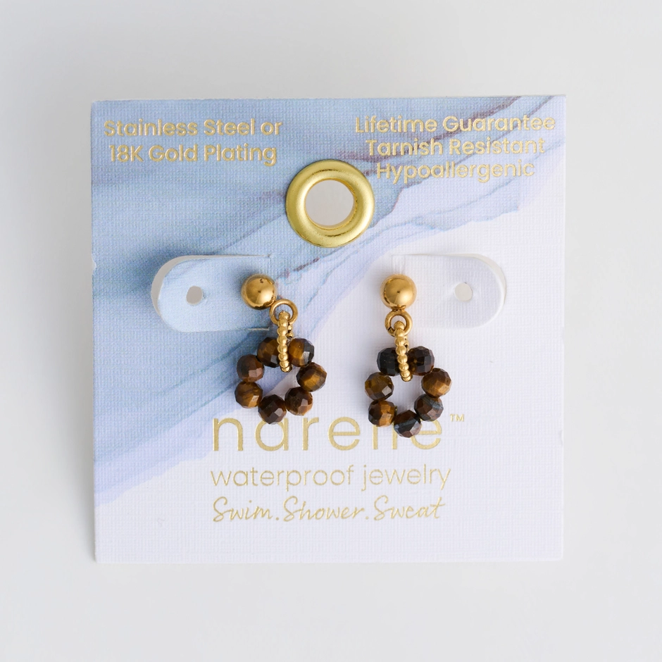 Silver Tiger's Flower Earrings