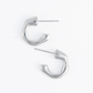 Bamboo C-Hoop Earrings