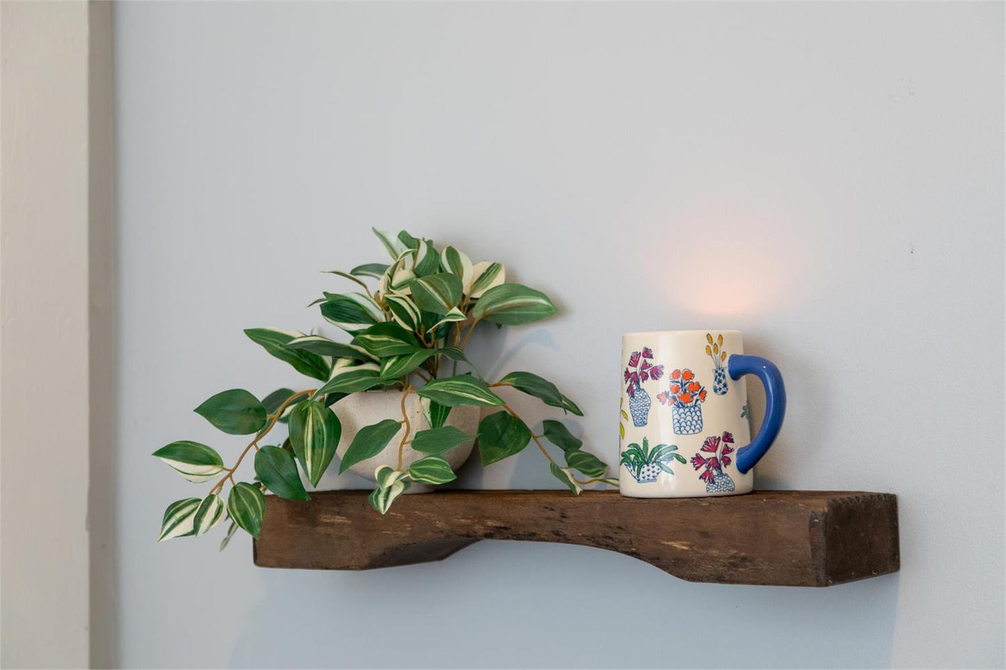 Sweet Grace Floral Mug Candle