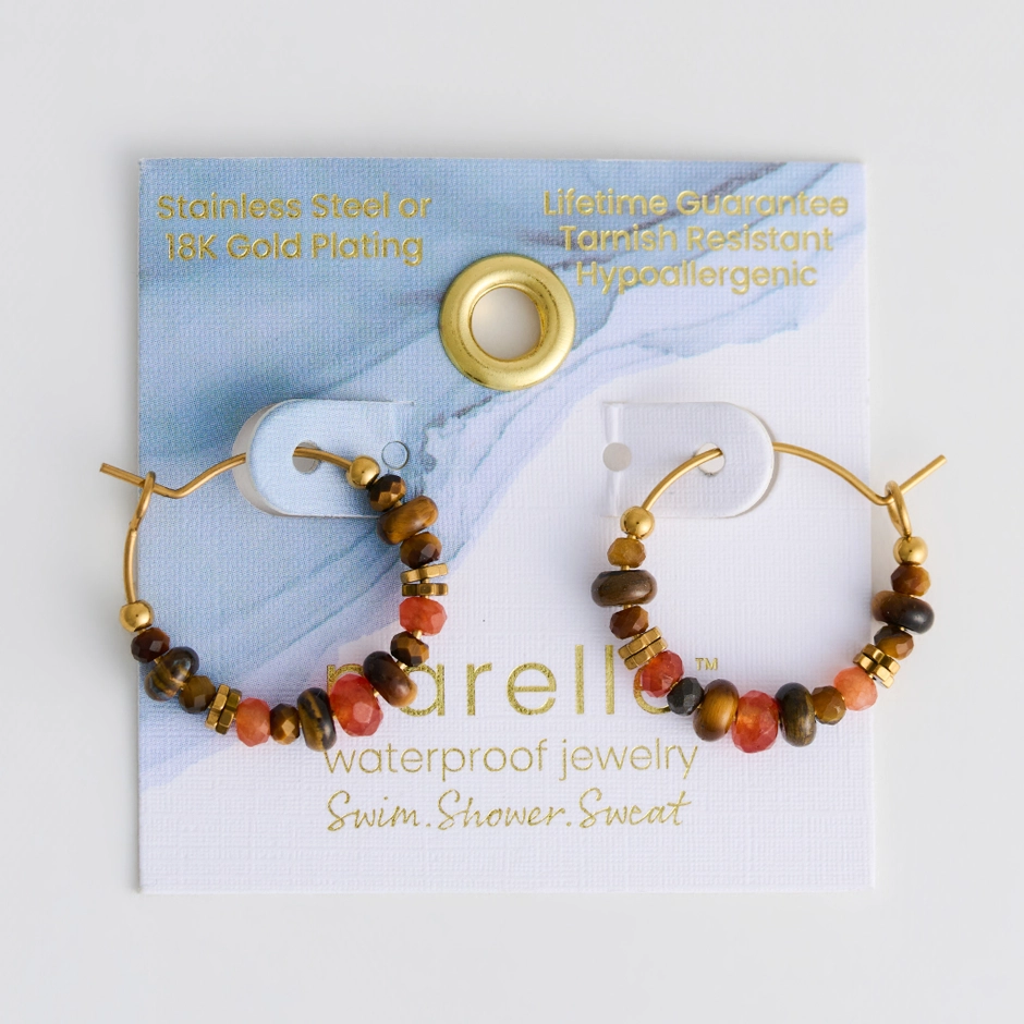 Gemstone Beaded Earrings