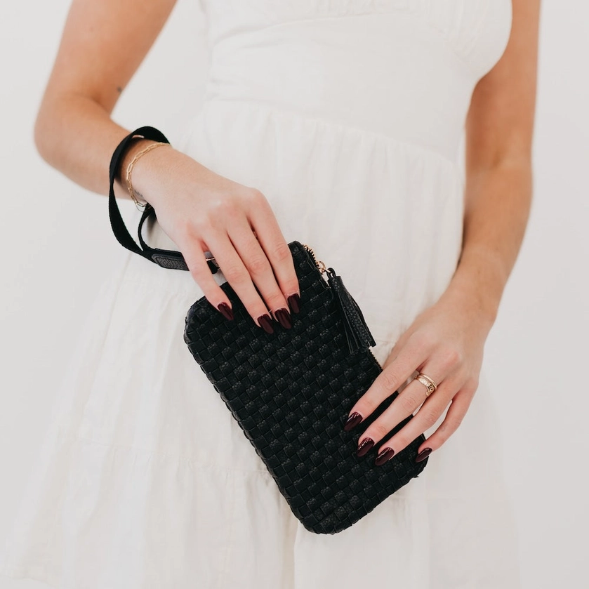 Emma Clutch Woven Wristlet