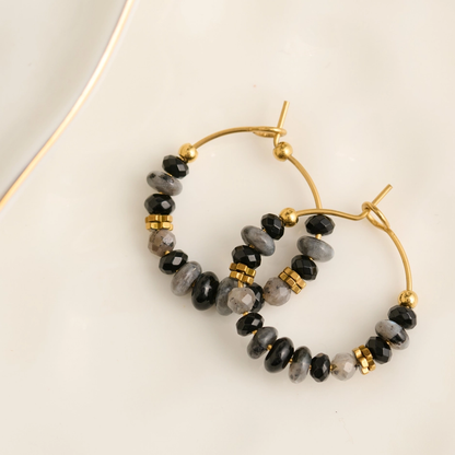 Gemstone Beaded Earrings