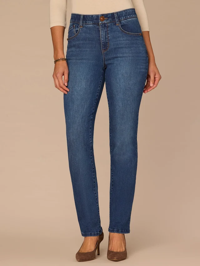 High Rise Straight Leg Jean