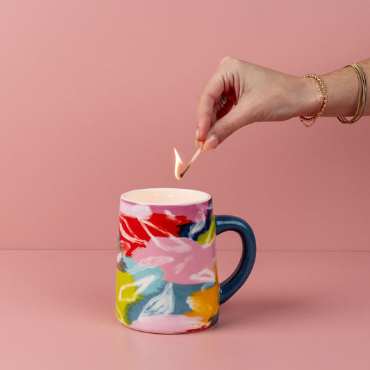 Sweet Grace Swirl Mug Candle