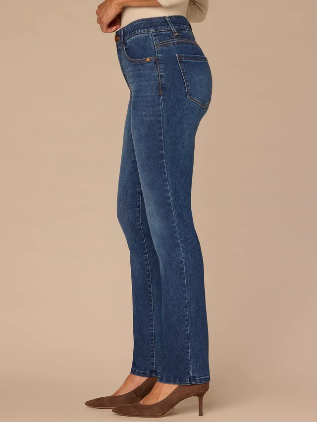 High Rise Straight Leg Jean