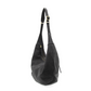 Black Rochelle Suede Crescent Bag