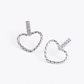 Heart Outline Bar Studs