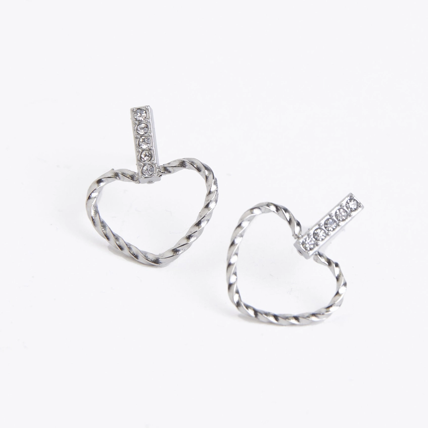 Heart Outline Bar Studs