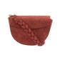 Rust Luna Crescent Bag