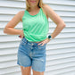 Mid Length Distressed Judy Blue Shorts