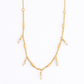 15" Station Moonstone Necklace