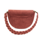 Rust Luna Crescent Bag