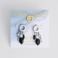 Black Agate Drop Earrings