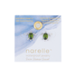 Green Turtle Stud Earrings