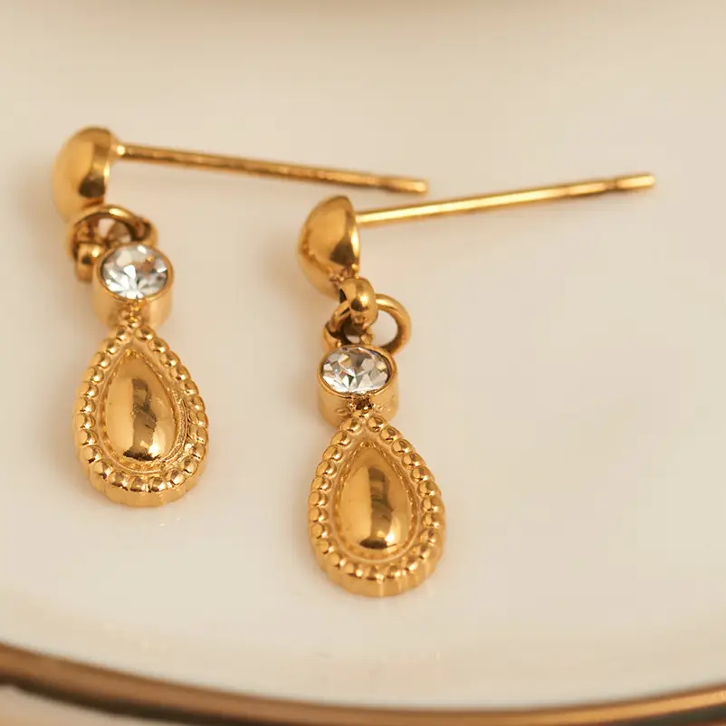 Teardrop Dangle Drop Earrings
