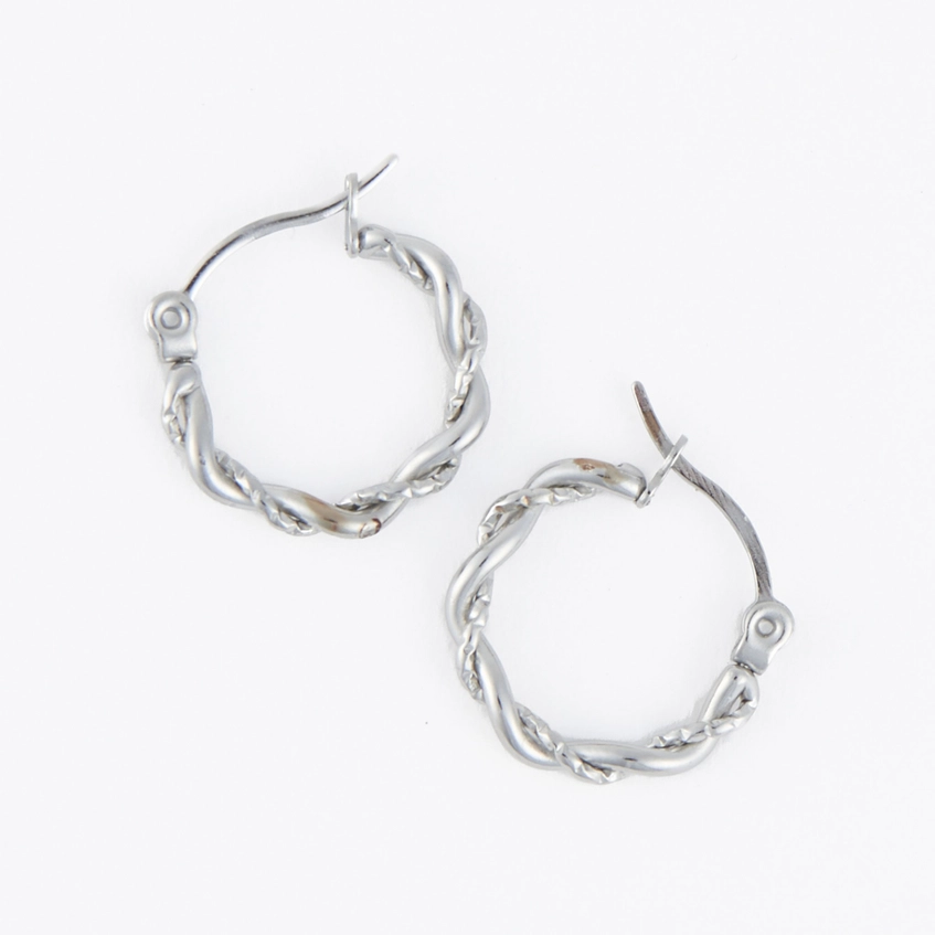 Twisted Hoop Earrings