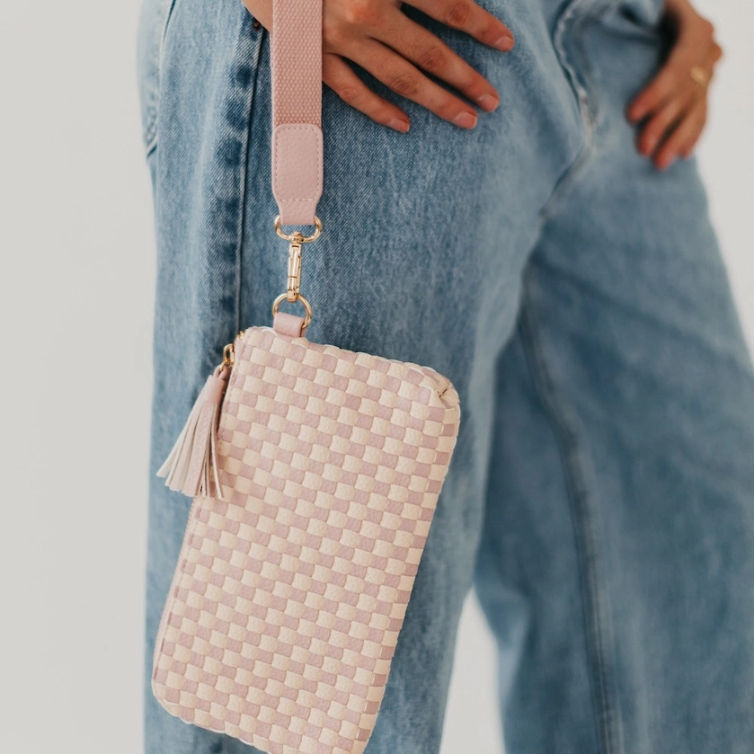 Emma Clutch Woven Wristlet