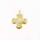 Hammered Cross Charm