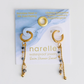 Apatite Beaded Chain Drop Earrings