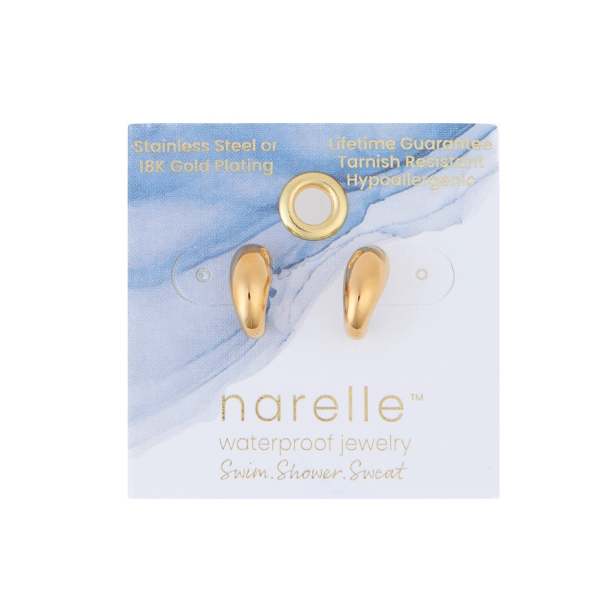 Half Loop Hoop Earrings