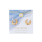 Graduated Huggie Hoop Earrings