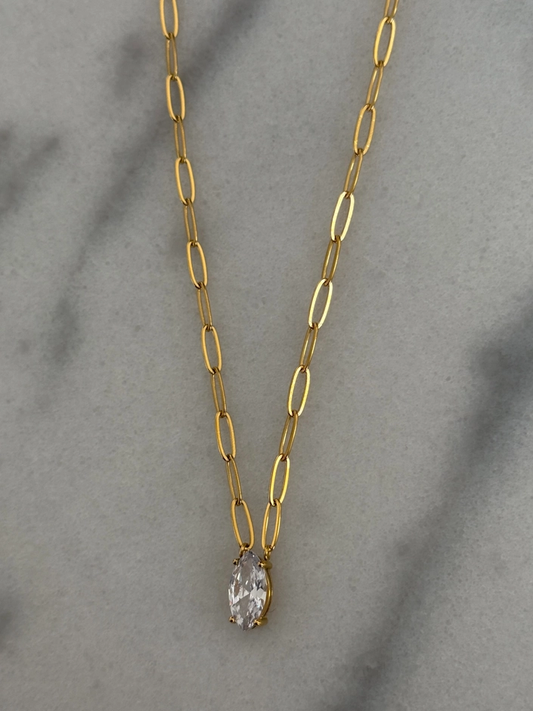 Gold & Diamond Pendant Necklace
