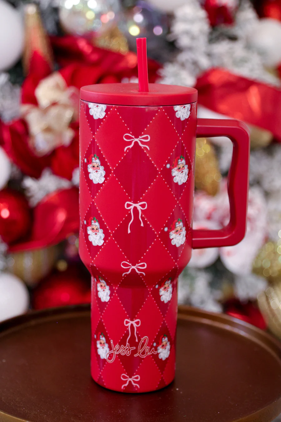 Santa’s Signature Bow Tumbler