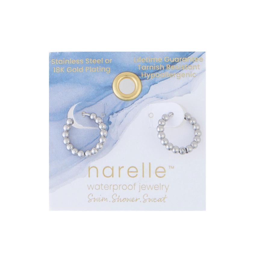 Beaded Hoop Earrings