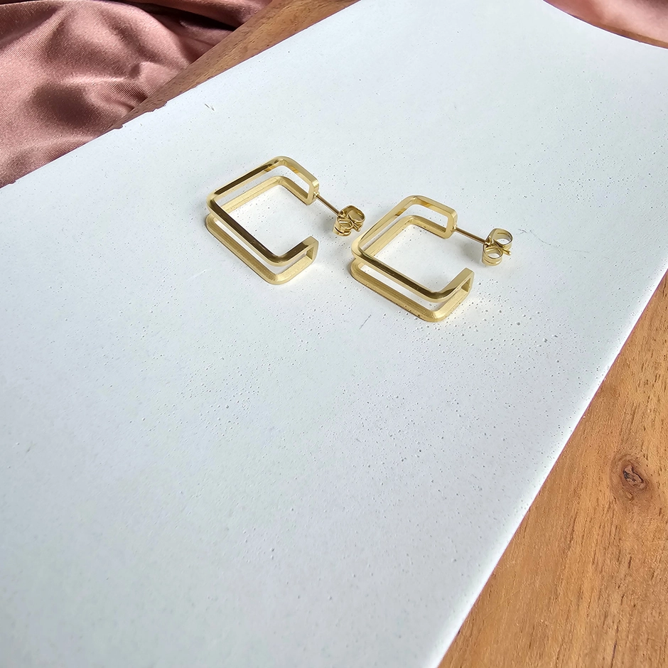 Luxer Gold Kamora Hoops