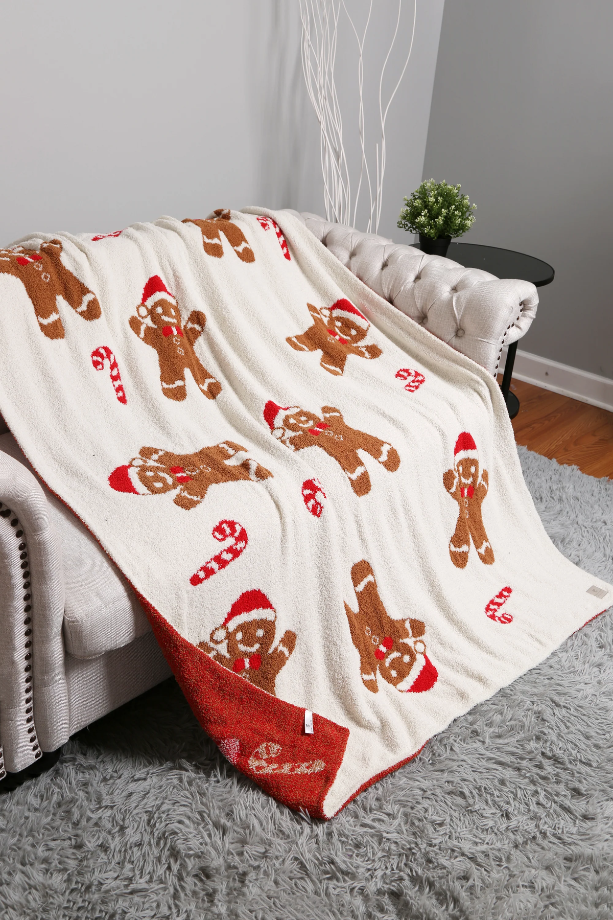 Gingerbread Throw Blanket