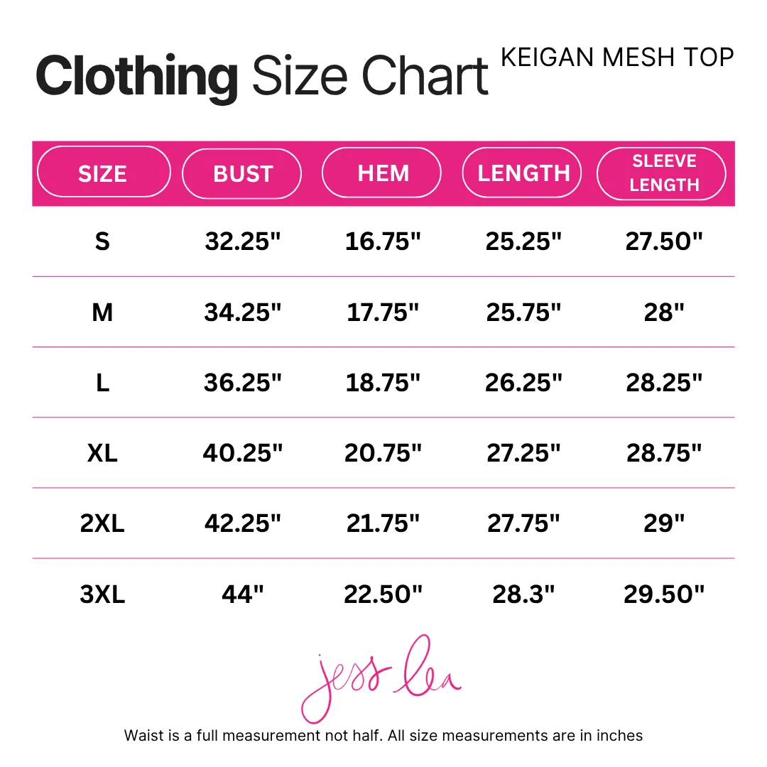 Keigan Red Mesh Top