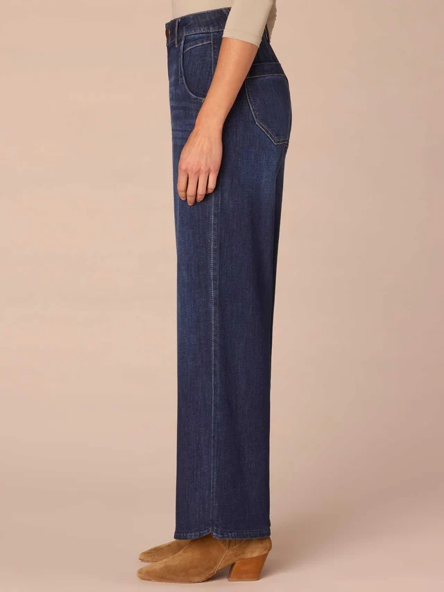 Indigo Skyrise Wide Leg Jean