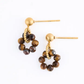 Silver Tiger's Flower Earrings