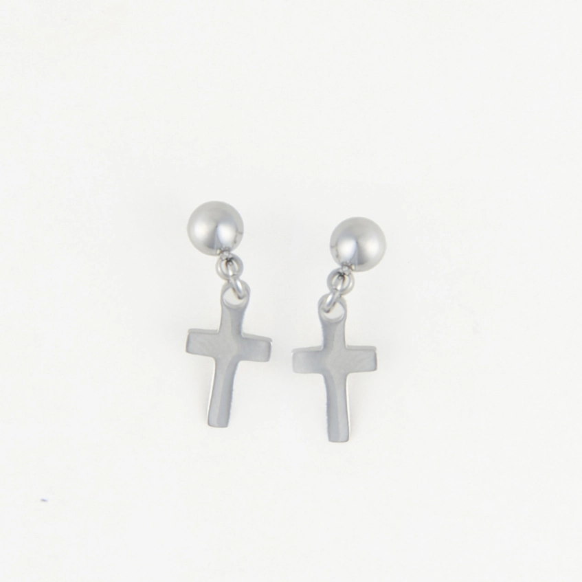 Cross Dangle Earrings