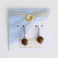 Silver Tiger's Eye Earrings