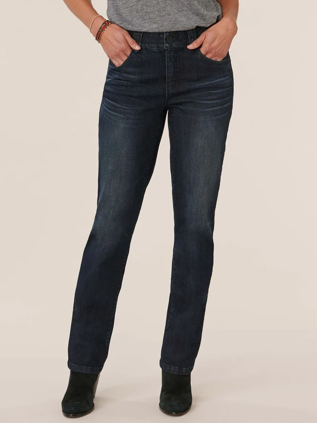 Indigo Artisanal Straight Leg Jeans