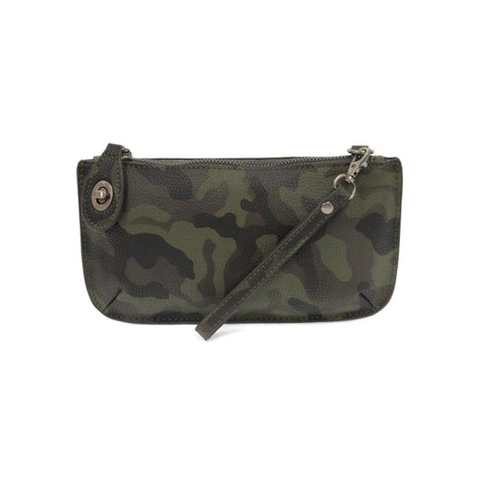 Olive Camo Mini Crossbody Wristlet