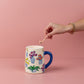 Sweet Grace Floral Mug Candle