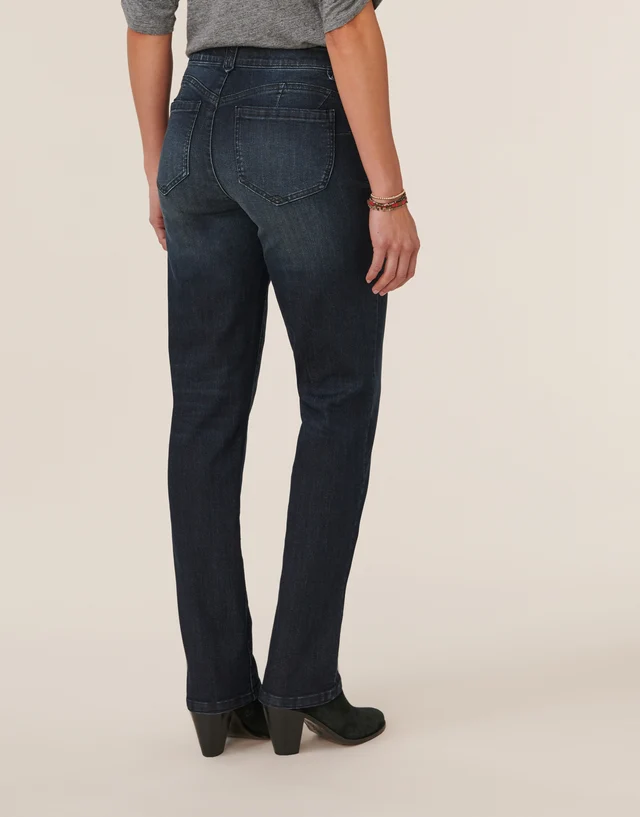 Indigo Artisanal Straight Leg Jeans