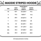 Maddie Pumpkin Stripe Hoodie