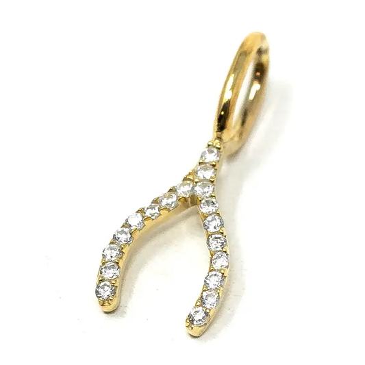 Wishbone Charm