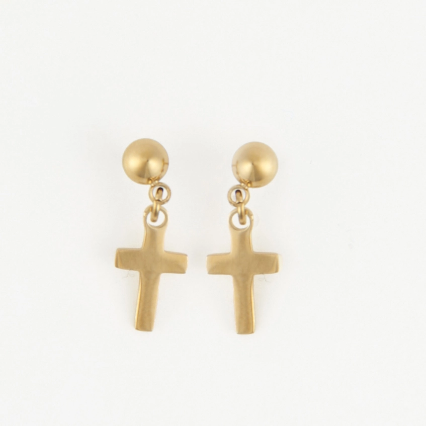 Cross Dangle Earrings