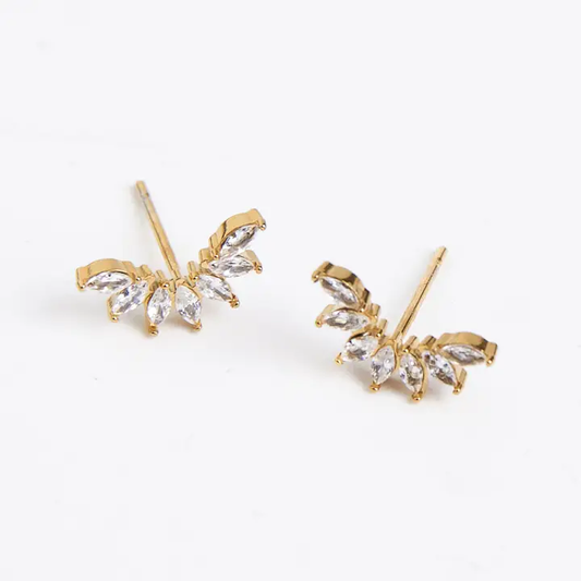 Mini Crawler Stud Earrings