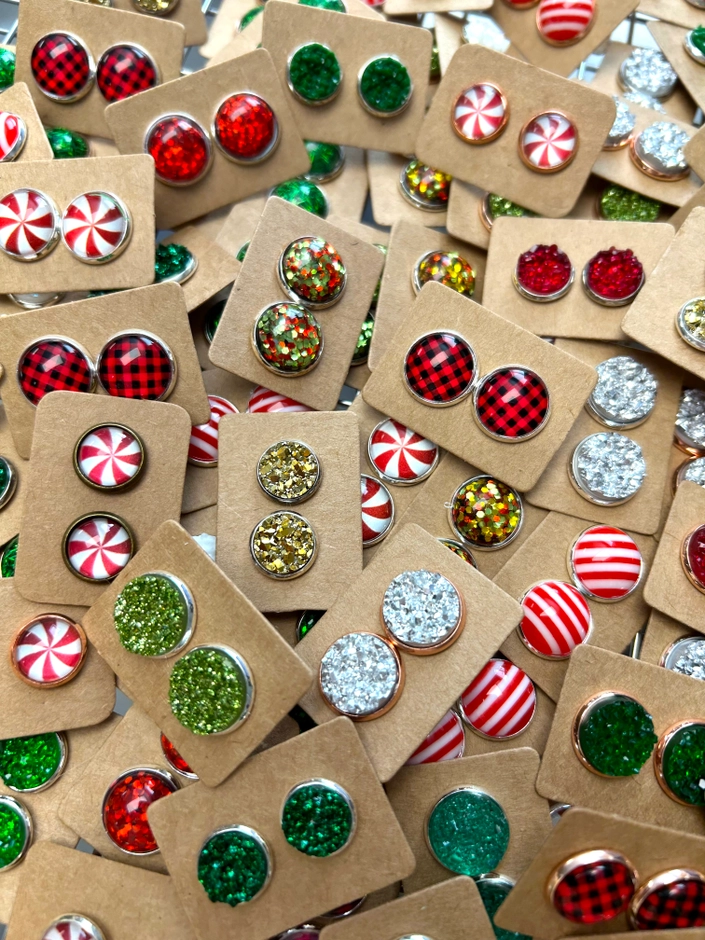 Holiday Assorted Stud Earrings