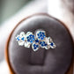 Zoe Sapphire Floral Ring