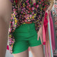 JB Green Garment Dyed Shorts