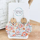 Luna Sketched Floral Earrings
